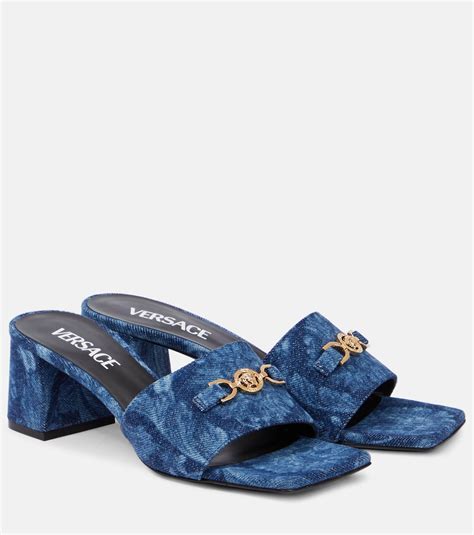 versace mule|versace medusa mules.